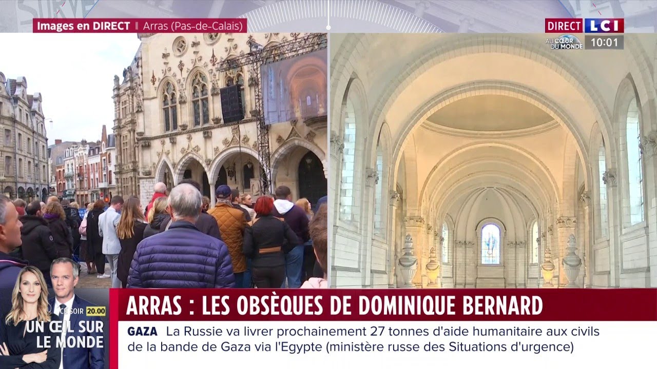🔴 Arras : les obsèques de Dominique Bernard