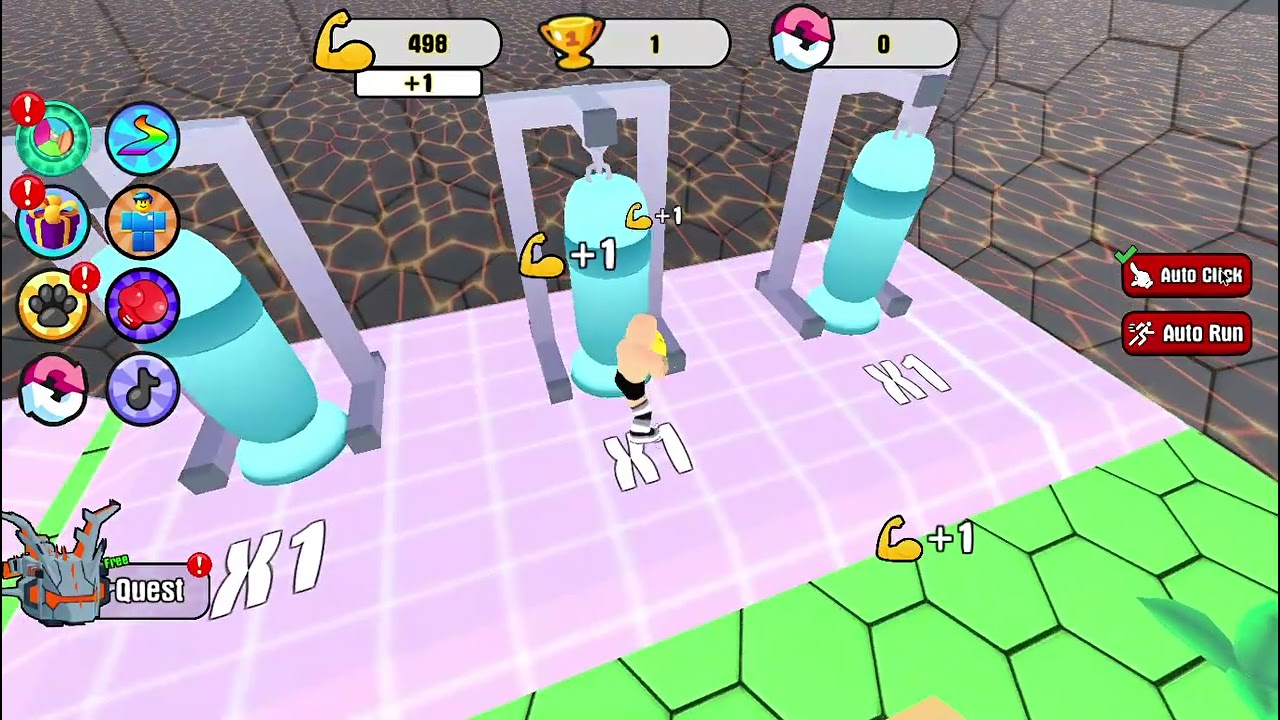 Playing Obby Boxer in Crazygames!