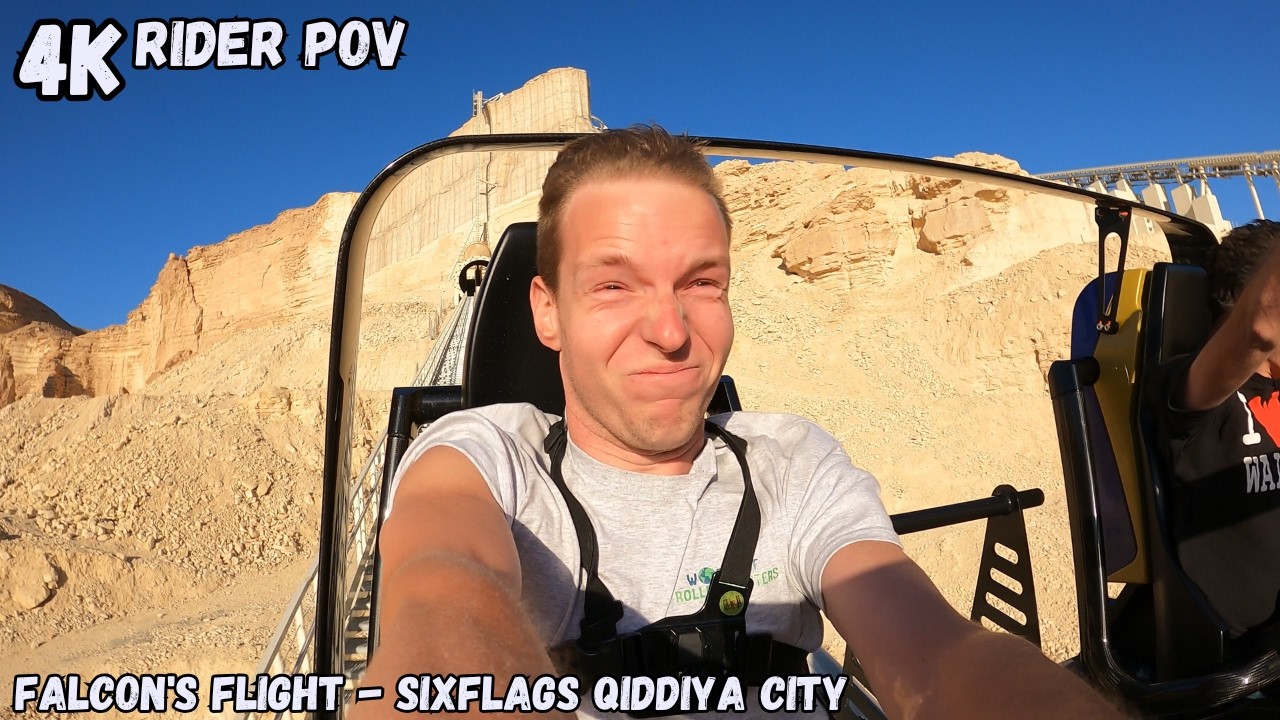 De meest extreme achtbaan ter wereld?! 🎢 | Falcon’s Flight Rider POV