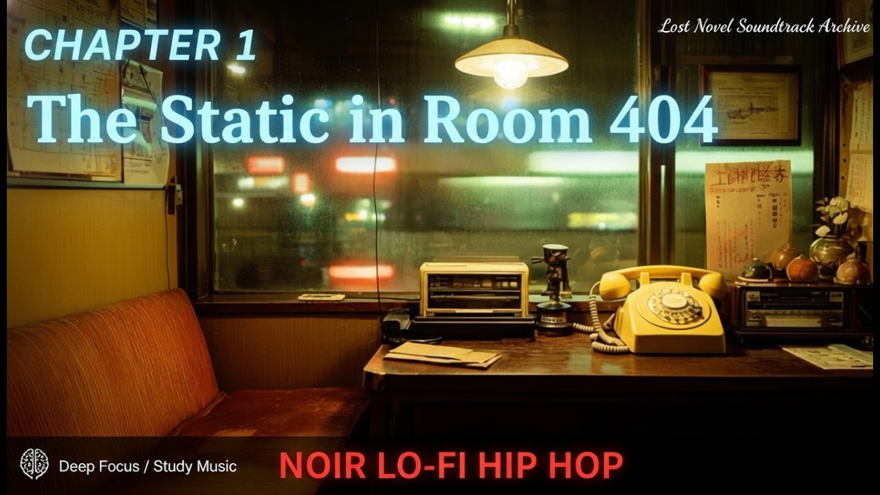 Chapter 1: The Static in Room 404 ⧉ Noir Lo-Fi Hip Hop [Deep Focus / Study Music / Neo-Tokyo Noir]