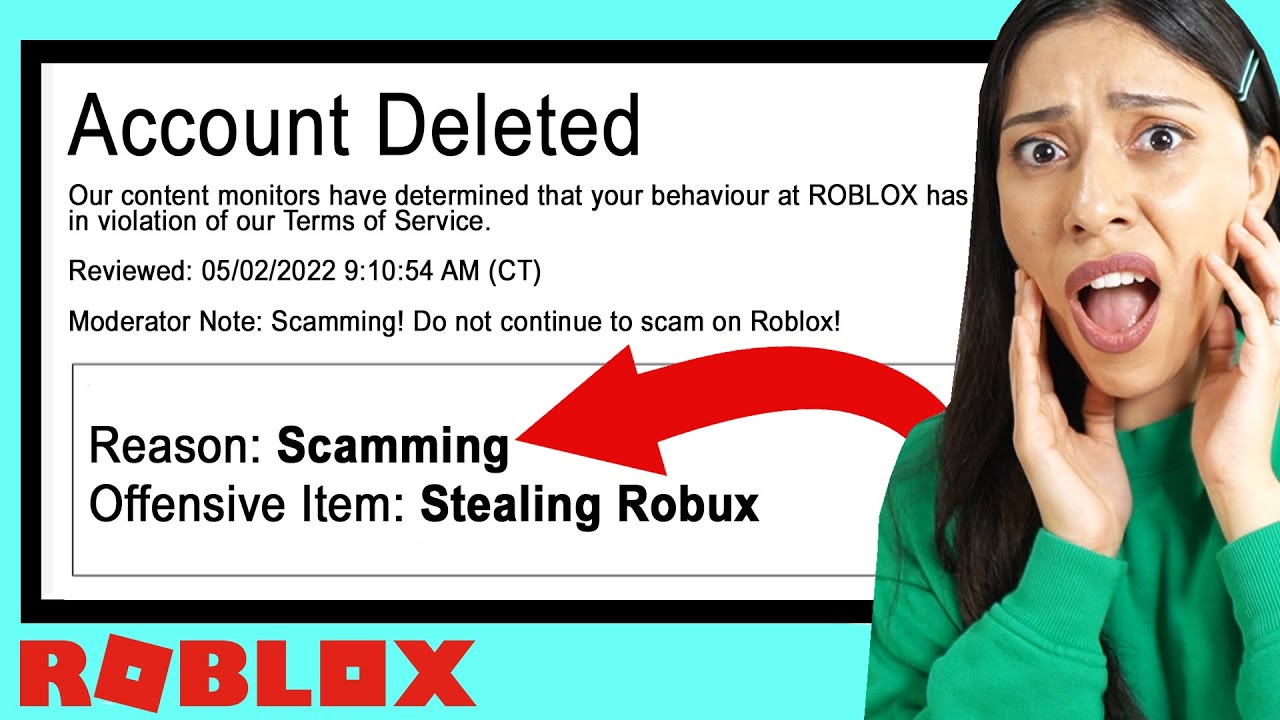I Got BANNED on ROBLOX for SCAMMING! *NOT CLICKBAIT* (Roblox)