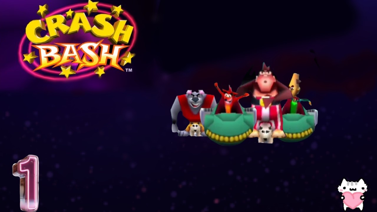 jugando crash bash parte 1