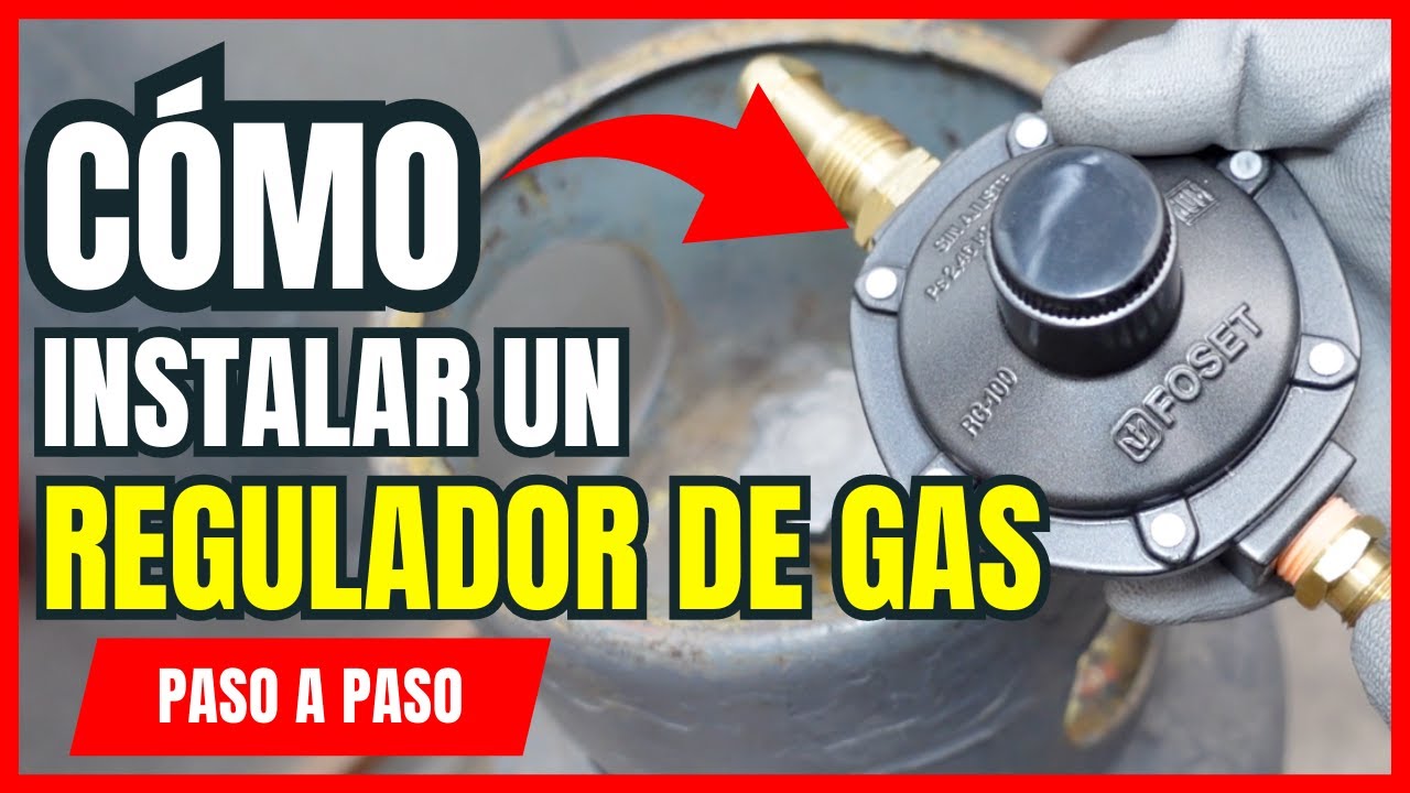 Cómo se Instala un Regulador de Gas ✅