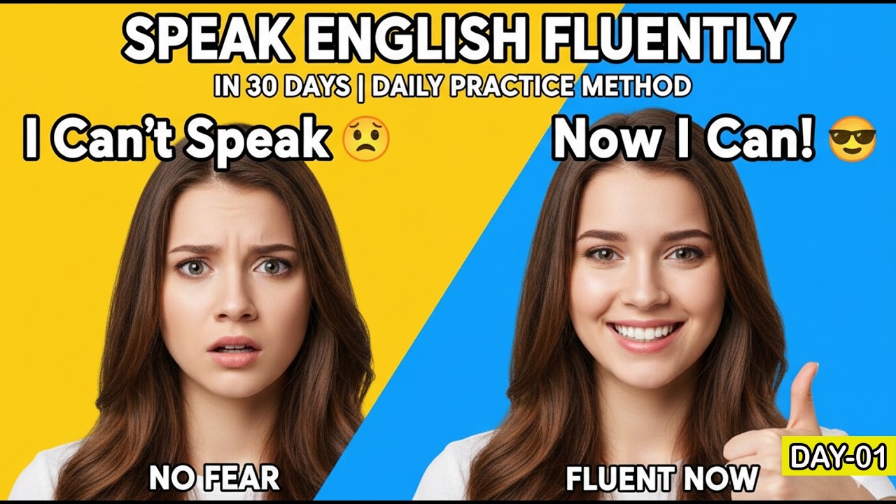 Speak English Fluently in 30 Days | Daily Practice Method