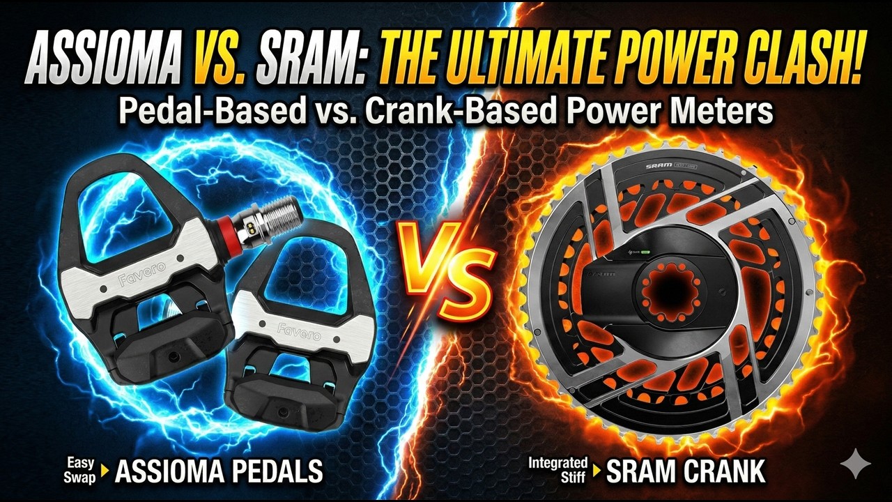The Buying Guide: Pedals vs. Crank: Favero Assioma RS-2 & SRAM AXS Power Comparison ( Part 1 )