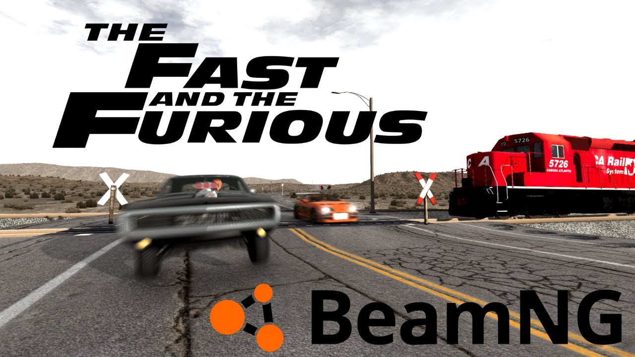 Dom Vs Brian (First Race)(BeamNG Remake)