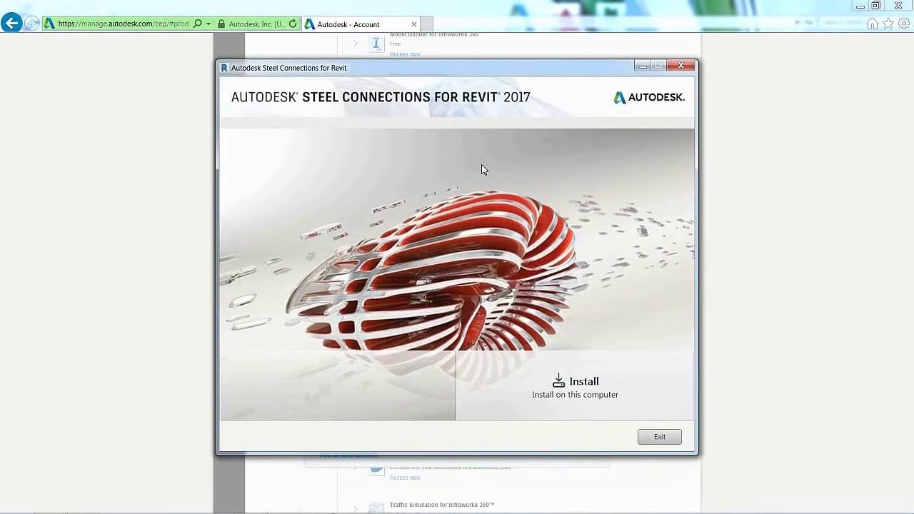 Install the Autodesk&reg; Steel Connections for Revit&reg;
