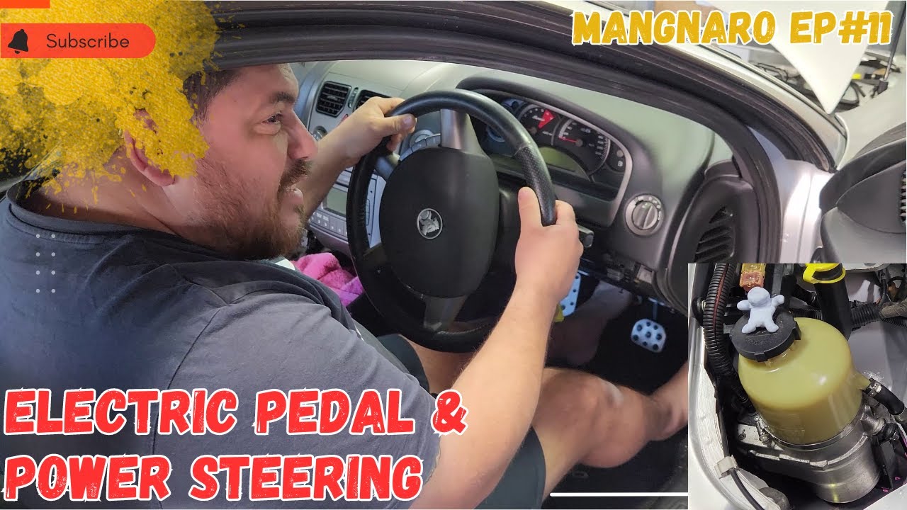Astra Power Steering Conversion Into My Holden Monaro + DBW setup