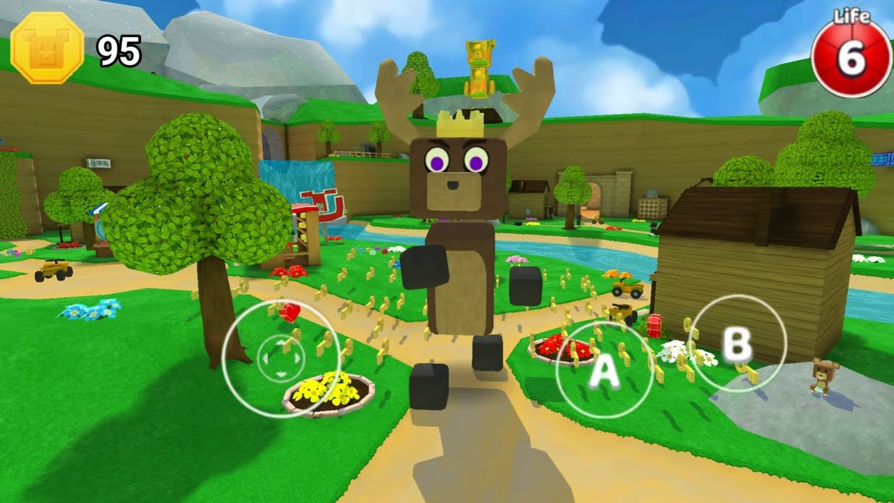 King Reindeer in Bear Village _ Super Bear Adventure Gameplay Walkthrough 