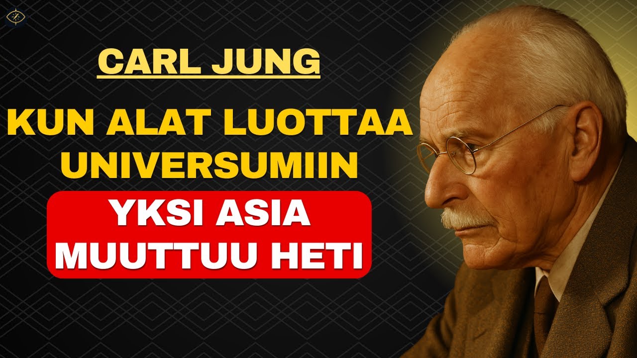 Kun alat luottaa universumiin, yksi asia muuttuu heti | Carl Jung