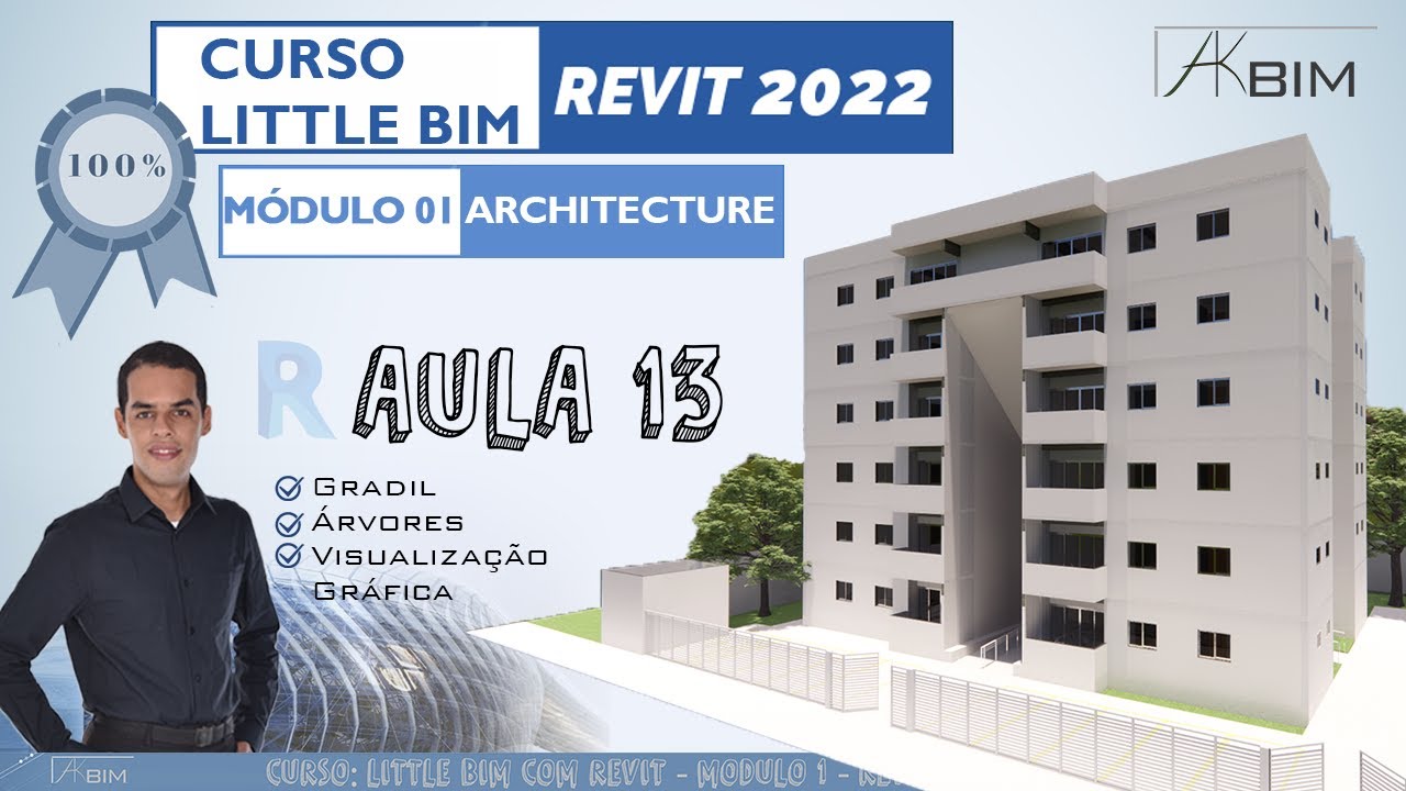 AULA 13/17 - LITLLE BIM COM REVIT (CORREÇÃO DE GRÁFICOS / GRADIL E DETALHES DE ANOTAÇÃO  )