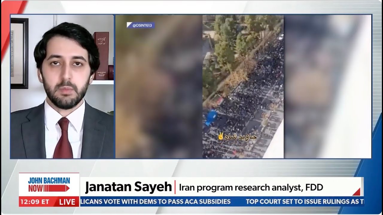 Janatan Sayeh on Iran cutting Internet as protests surge – Newsmax2