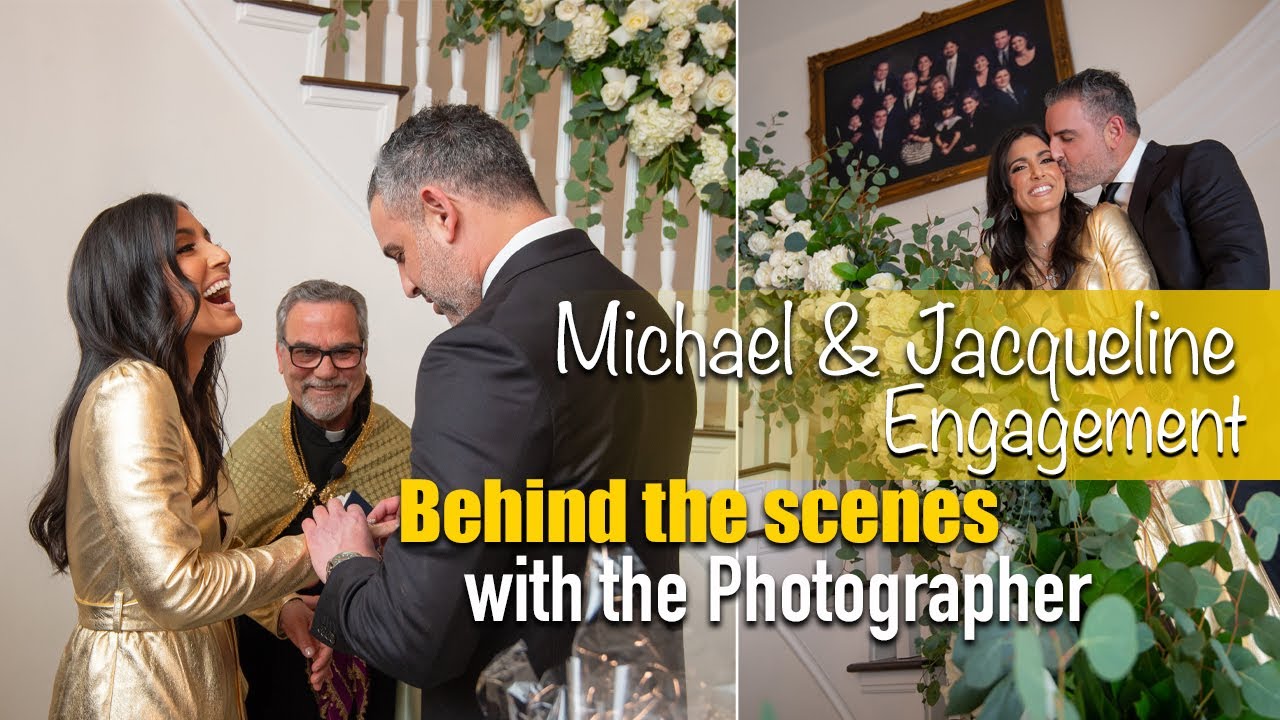 Nikon Z6 Nikon D4 & D850 BTS Mike & Jacqueline's real world Engagement party | My steps/procedures