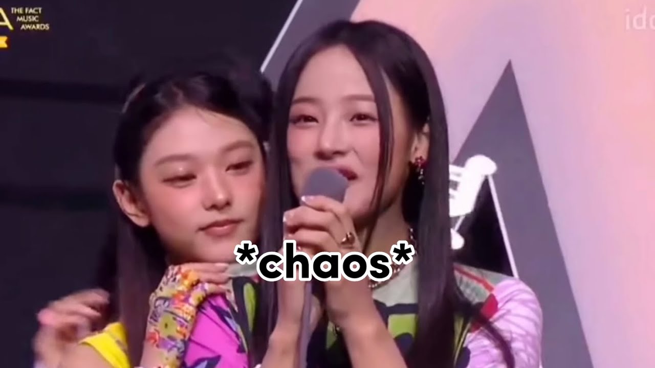 newjeans + award shows = chaotic