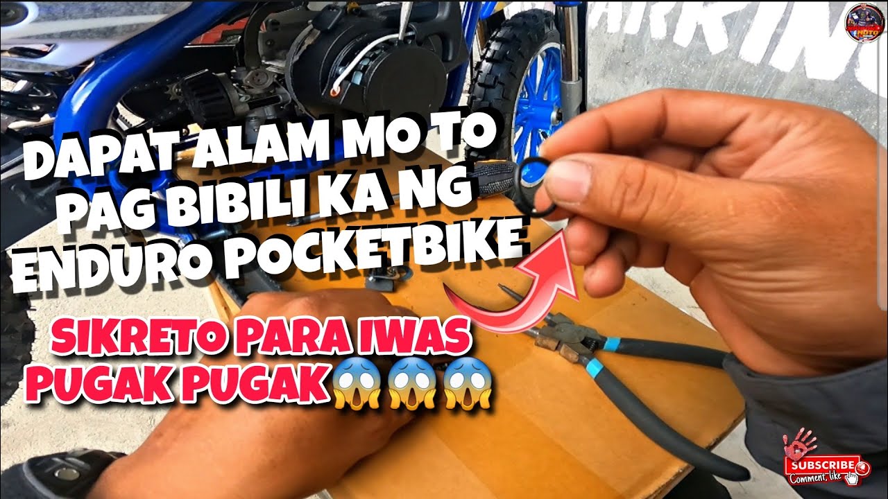 DAPAT ALAM MO TO PAG MAY ENDURO POCKETBIKE 49cc KA !! SIKRETO PARA IWAS PAPATAY PATAY NA ANDAR