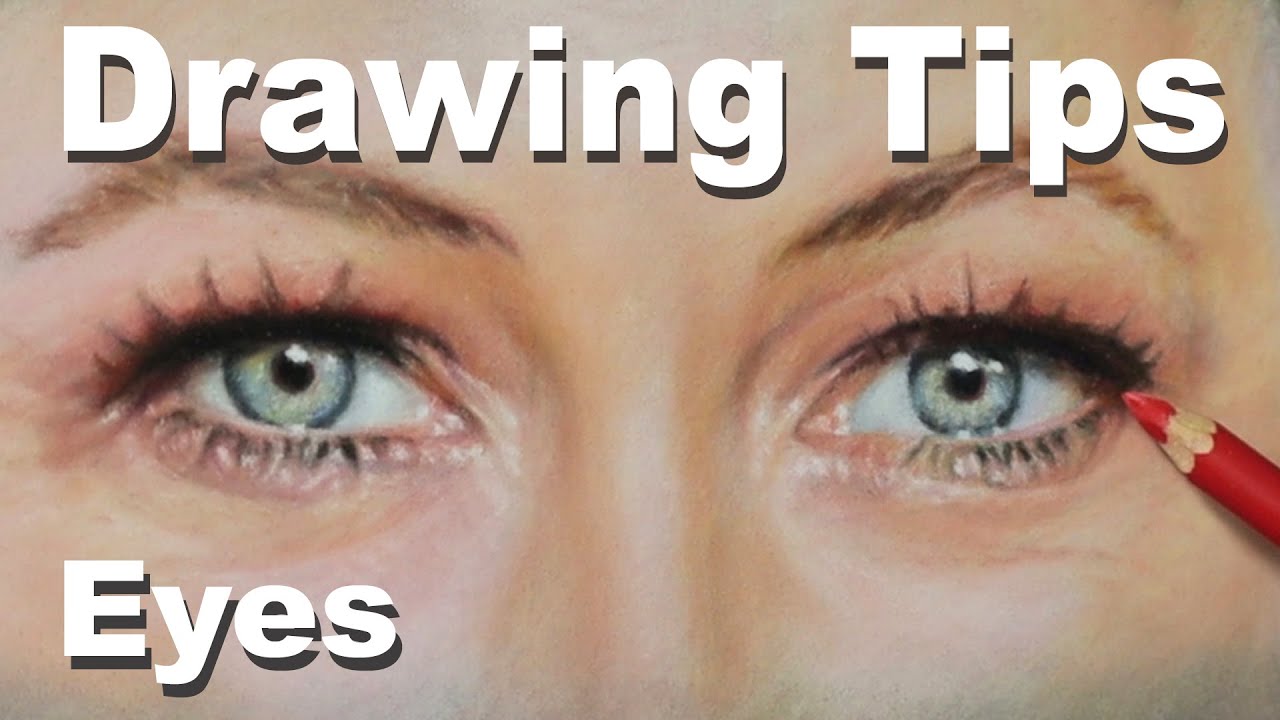 Drawing Tips on how to draw eyes using Pastel Pencils ~ Narrated Tutorial