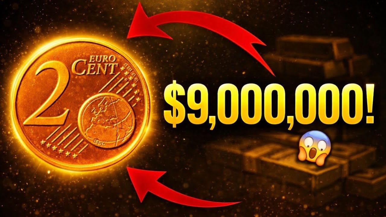 Монета в 2 евроцента стоит 9 000 000 долларов? 😱 Редкая монета по сегодняшним ценам.