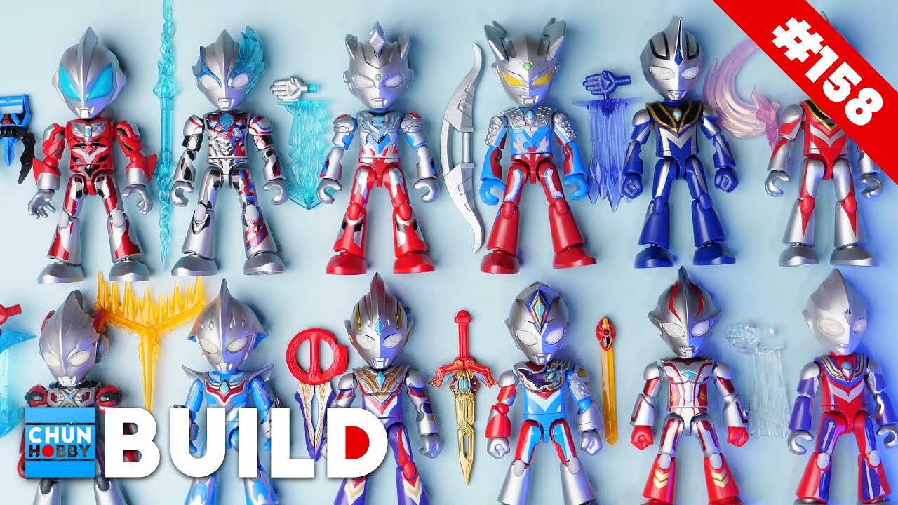 Ultraman!! Giants of Light Collection!! | BLOKEES Model Kits | Beat Assemble