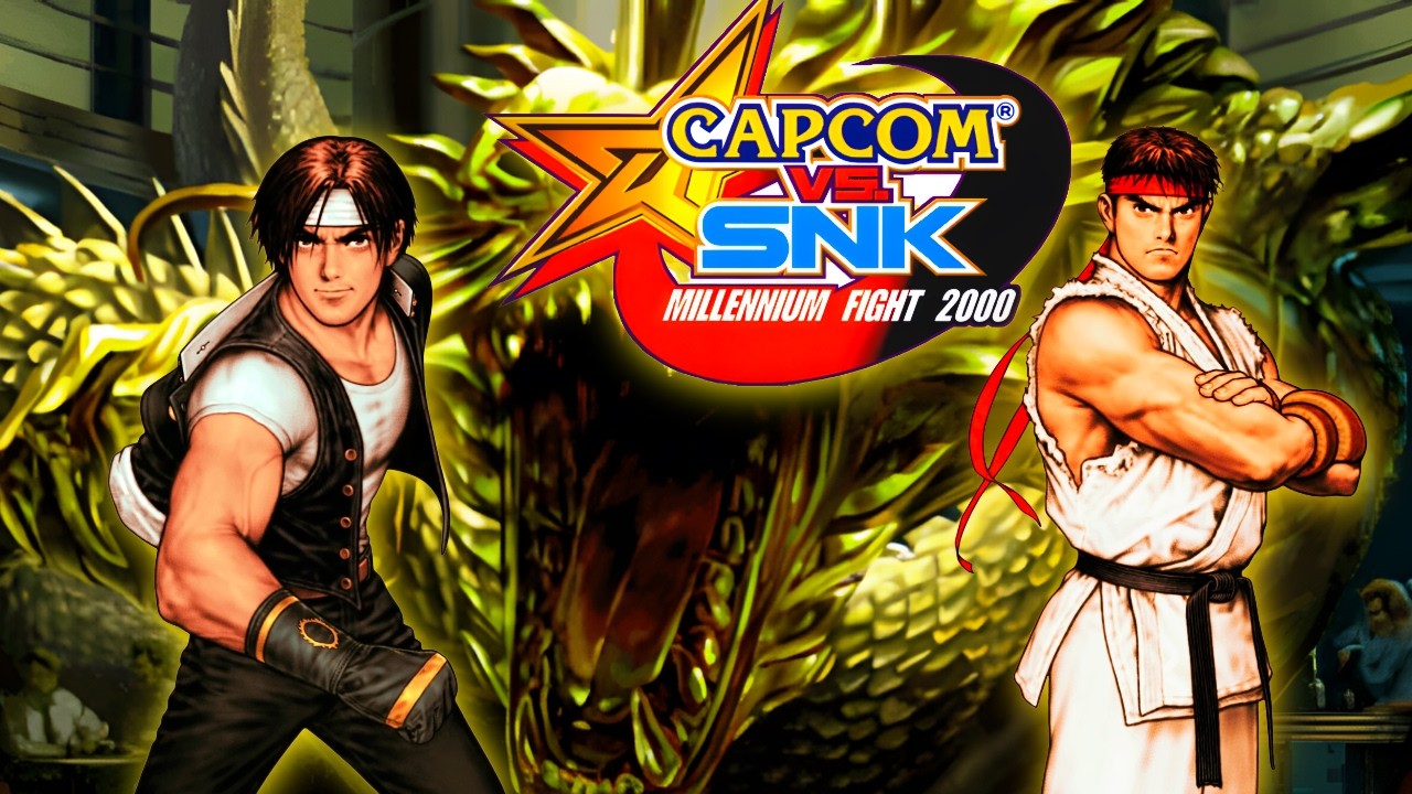 Capcom vs. SNK: Millennium Fight 2000 – Kyo Kusanagi & Ryu Arcade Playthrough | Full Gameplay
