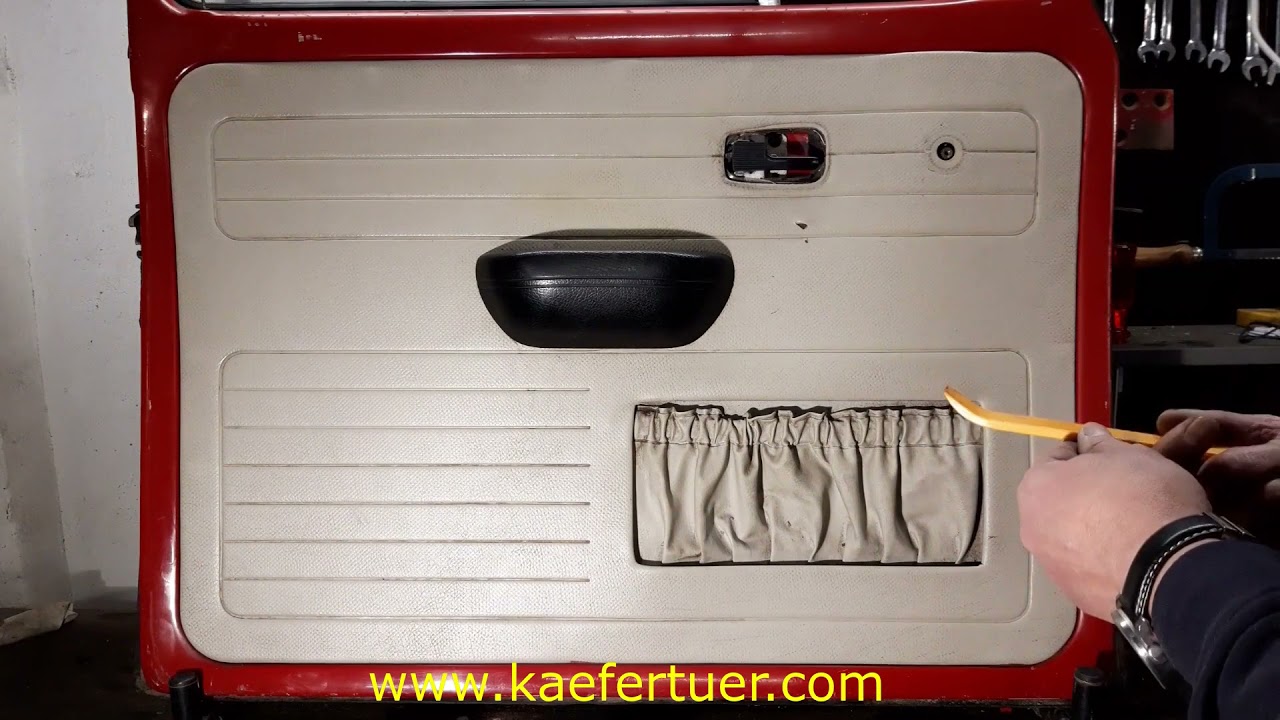 VW Käfer Türverkleidung abbauen - Beetle remove door panel