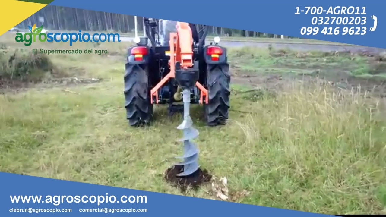 IMPLEMENTO AHOYADORA PARA TRACTOR AGROSCOPIO