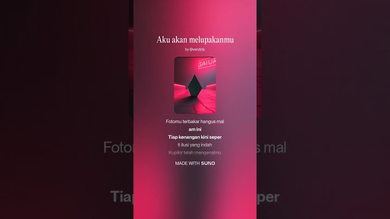 Aku Akan Melupakanmu