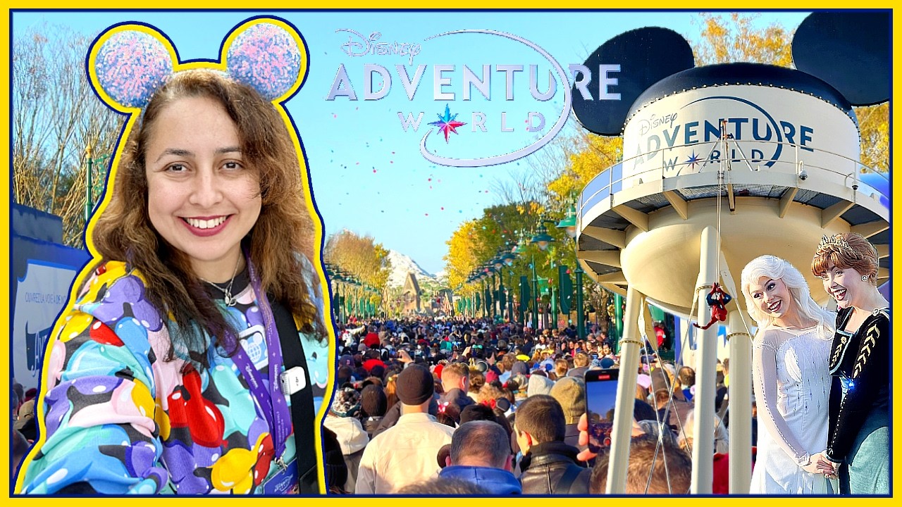 EMOTIONAL Disney Adventure World OPENING DAY! 🥹🎉 World of Frozen & Regal View at DISNEYLAND PARIS ✨