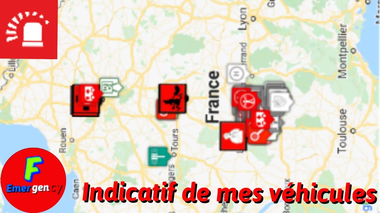 Opérateur 112 : Présentation des indicatifs radio des véhicules de mon compte !