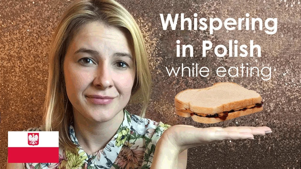 ASMR Whispering in Polish | Eating Peanut Butter Sandwich