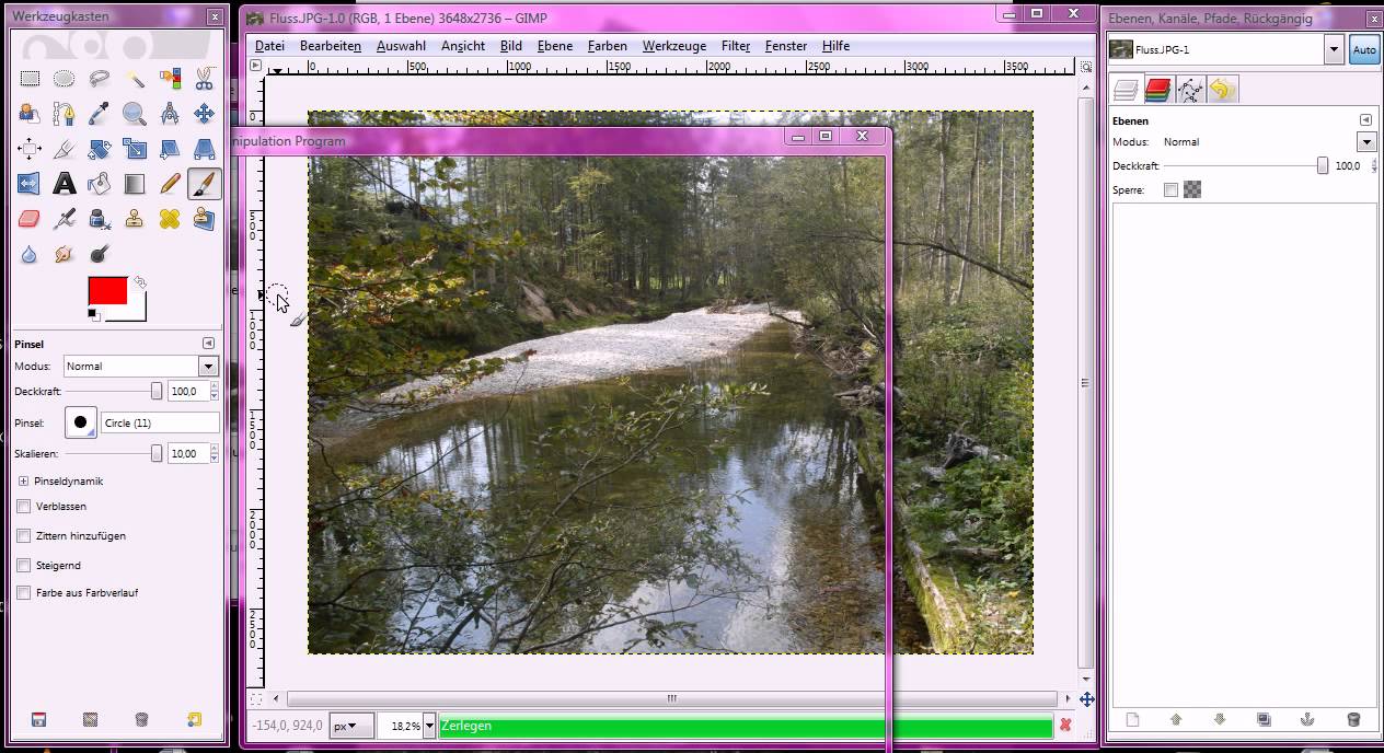 Retusche und Montage - Schwarz/Weiß-Bilder in Gimp erstellen