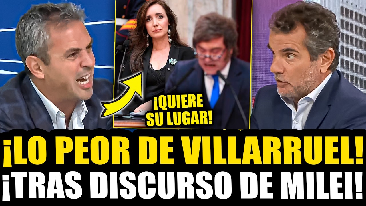 ¡MARTÍN MENEM REVELÓ LO PEOR DE VILLARRUEL TRAS MEGA DISCURSO DE MILEI EN EL CONGRESO!