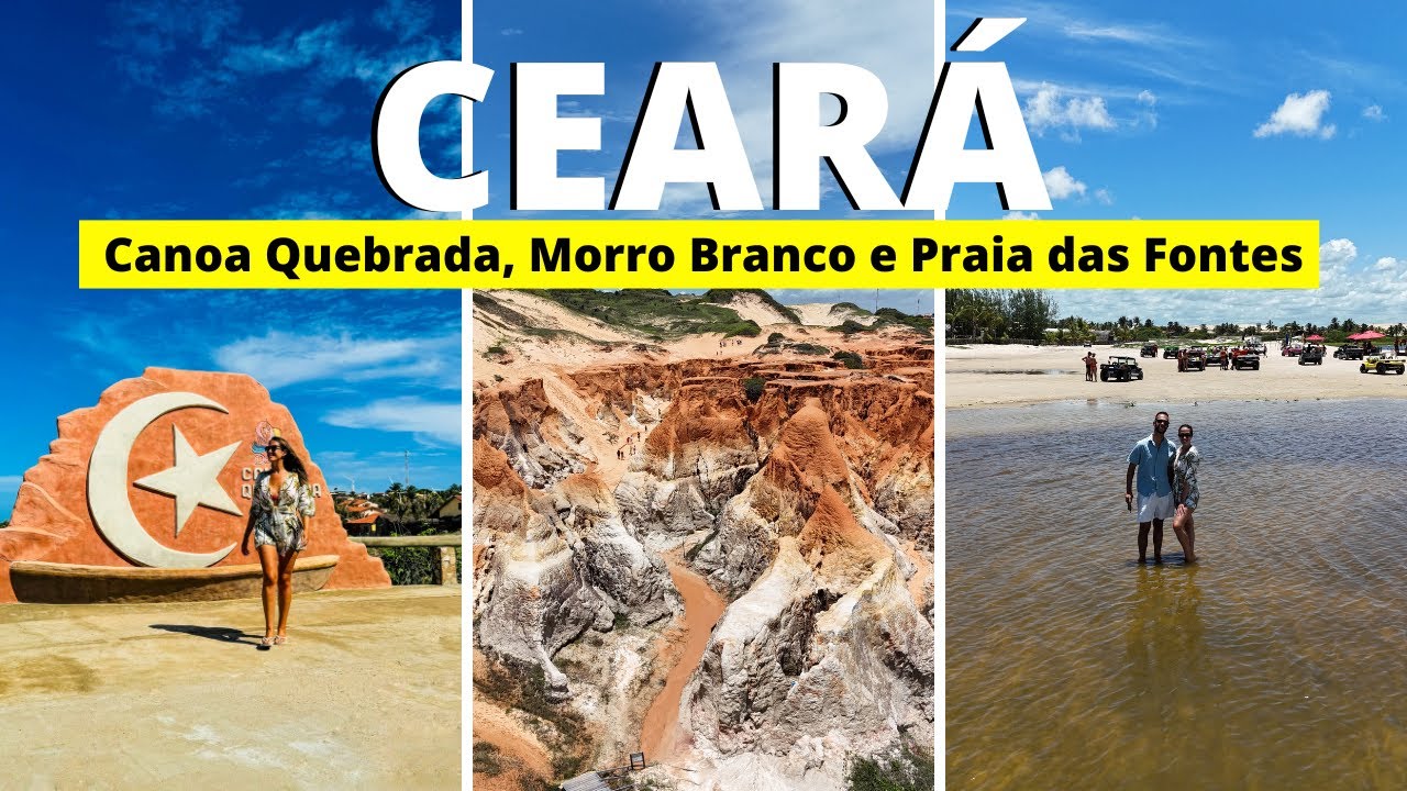 FORTALEZA, 3 PRAIAS EM UM DIA, CANOA QUEBRADA, MORRO BRANCO E PRAIA DAS FONTES, DICAS E PREÇOS