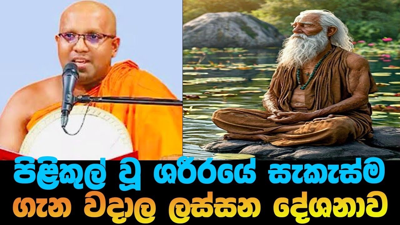 ශරීරයේ ස්වභාවය ගැන වදාල හරි අපූරු දේශනාවක්|#Kalaniye sasanawansa thero