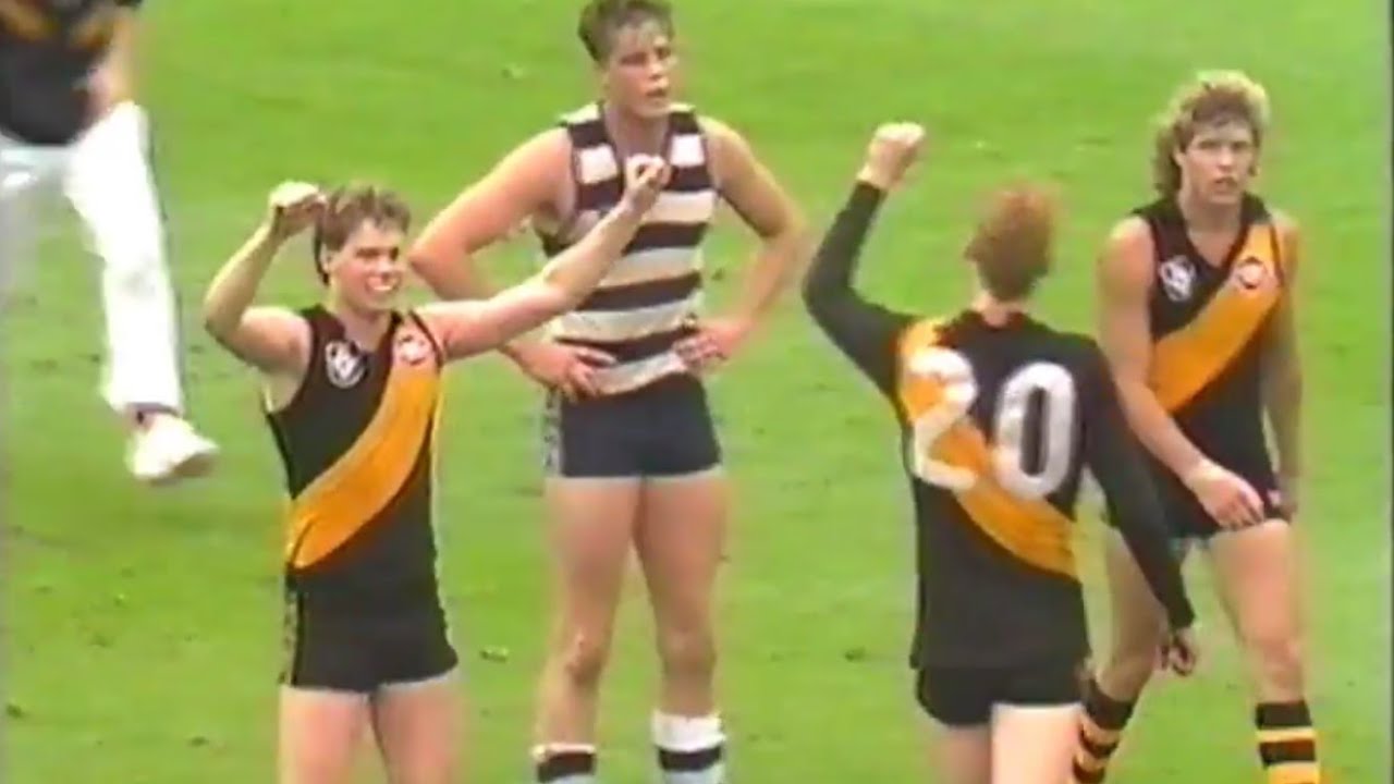 1989 VFL Under 19's Preliminary Final Replay - Richmond vs Geelong