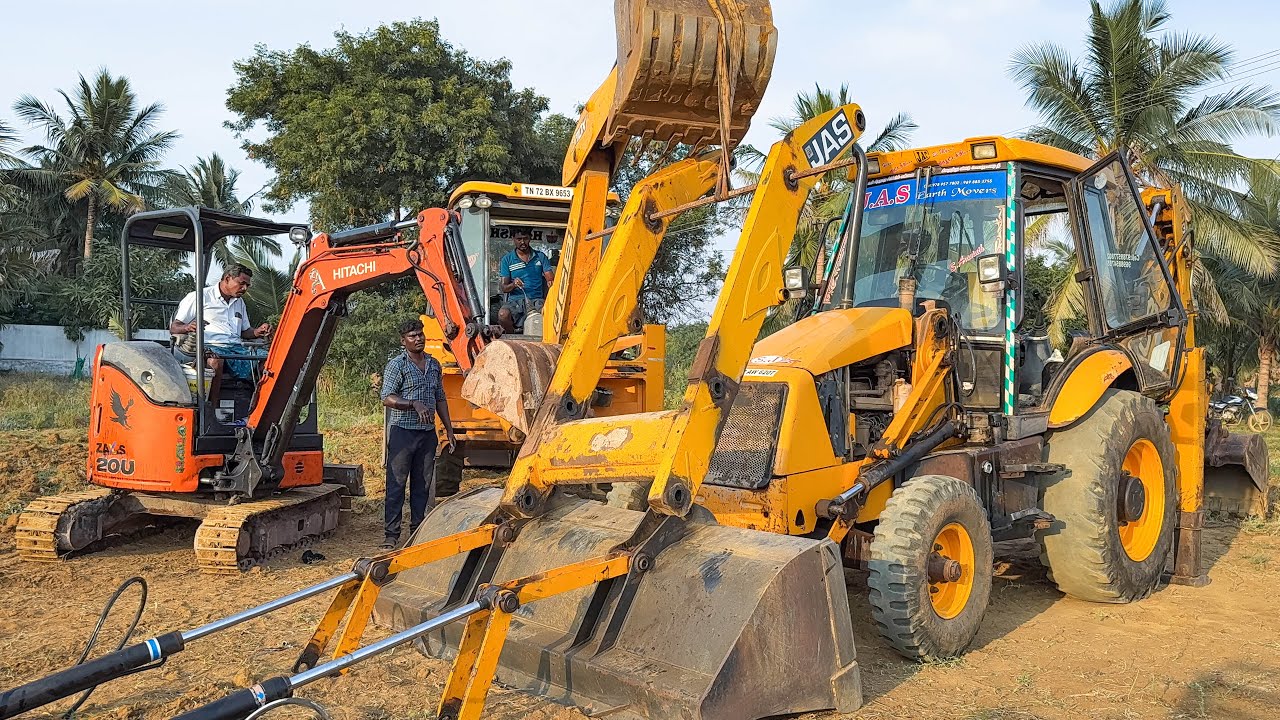 JCB 3DX Owner and Driver New Model Front Loader Arm changing together | Jcb Video