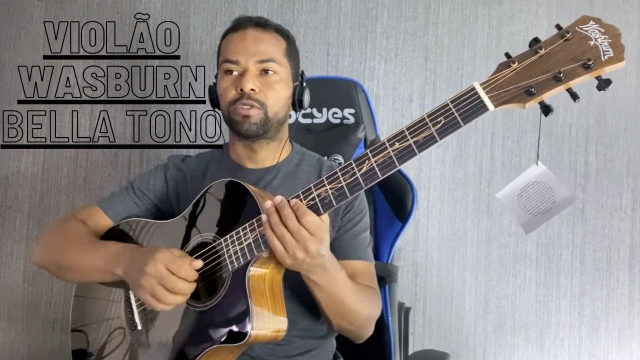 Violão Washburn Elétrico Bella Tono Studio 9 Vite Ce Bts9