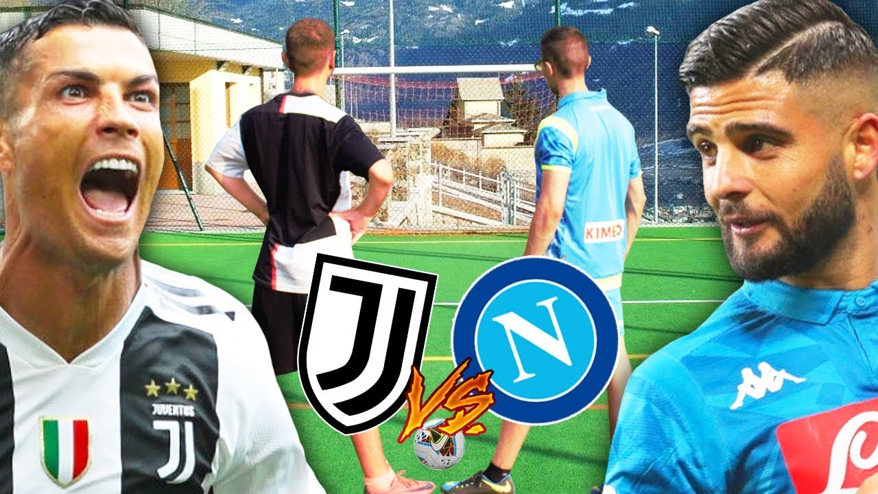 RONALDO VS INSIGNE!! FOOTBALL CHALLENGE JUVENTUS VS NAPOLI!! 1 VS 1, RIGORI E PUNIZIONI!!