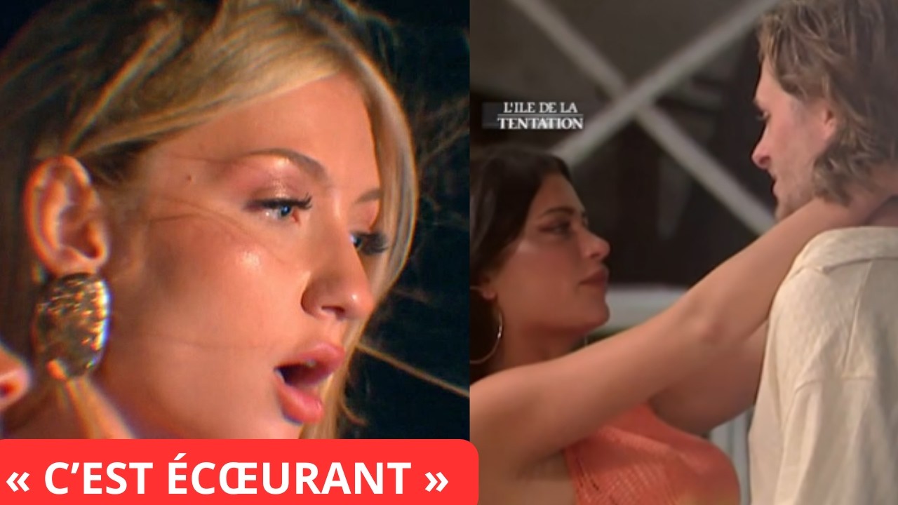 L’île de la tentation : Lucie SOUS LE CHOC  après avoir visionné le comportement d’Hugo avec Lucille