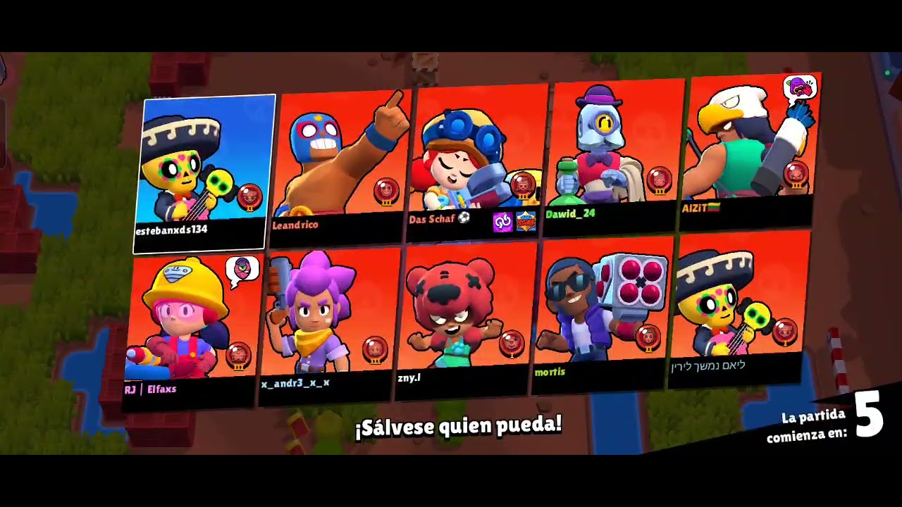 Mis primeras partidas en brawl stars 