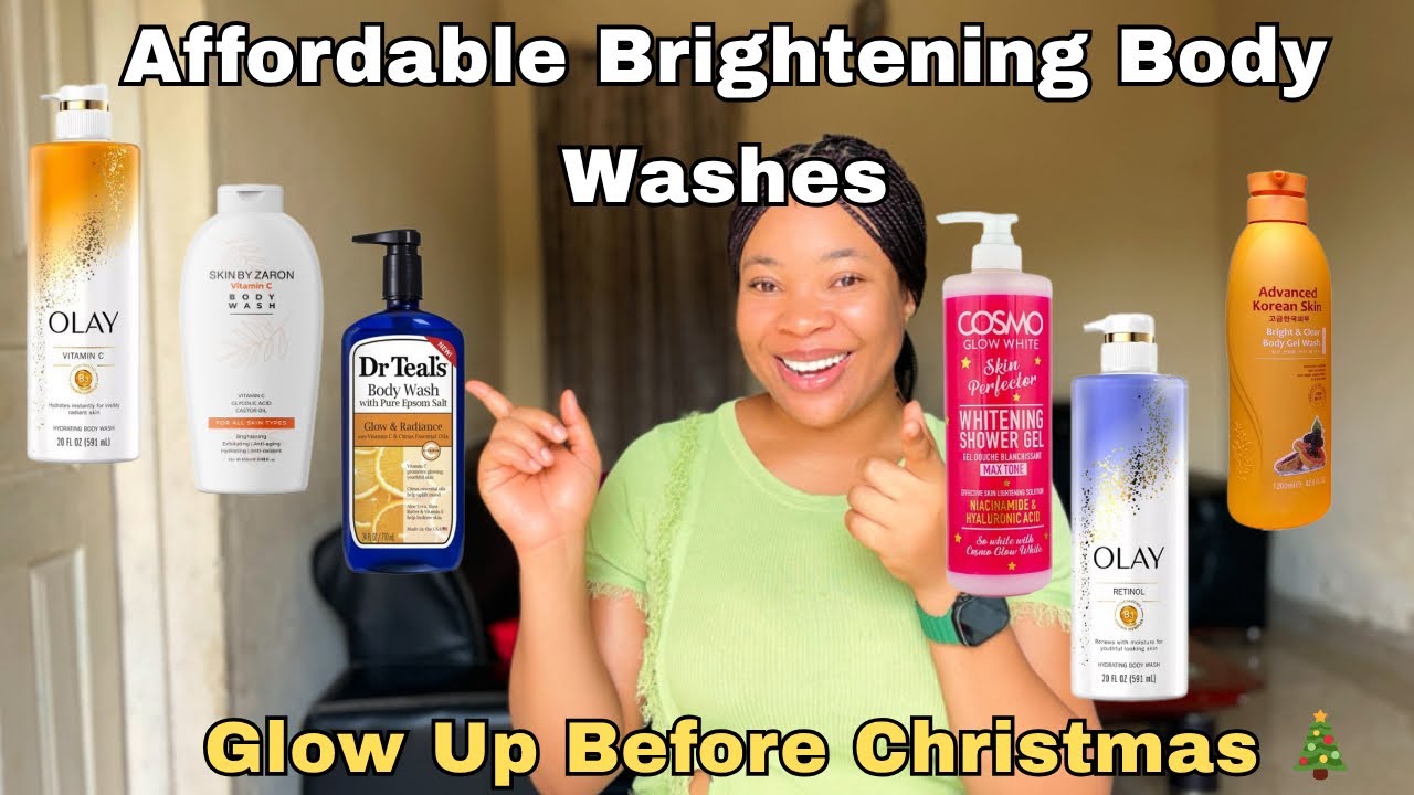 Top 10 Brightening Body Washes in 2025 🌸 | Get Glowing & Even-Toned Skin in 2 Weeks!