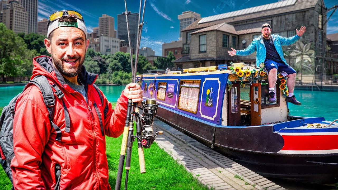 Living and Fishing on a Boat... In the Middle of a City