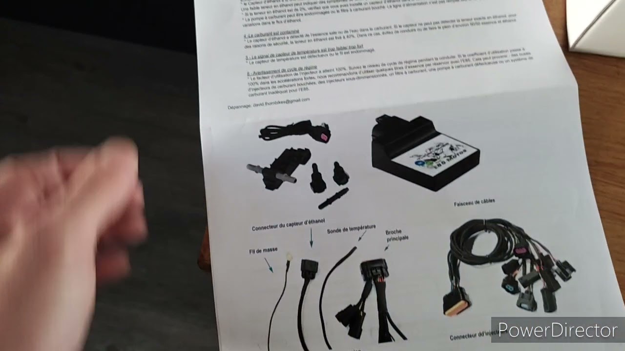 Pr&eacute;sentation Kit &eacute;thanol eflexfuel thornbikes pour Z1000 SX 2013