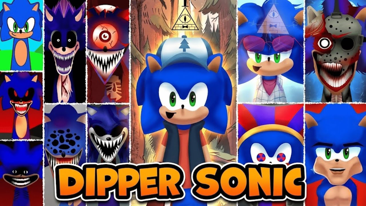 My New Sprunki OC: Sonic / NEW PHASE 13 (DIPPER SONIC)