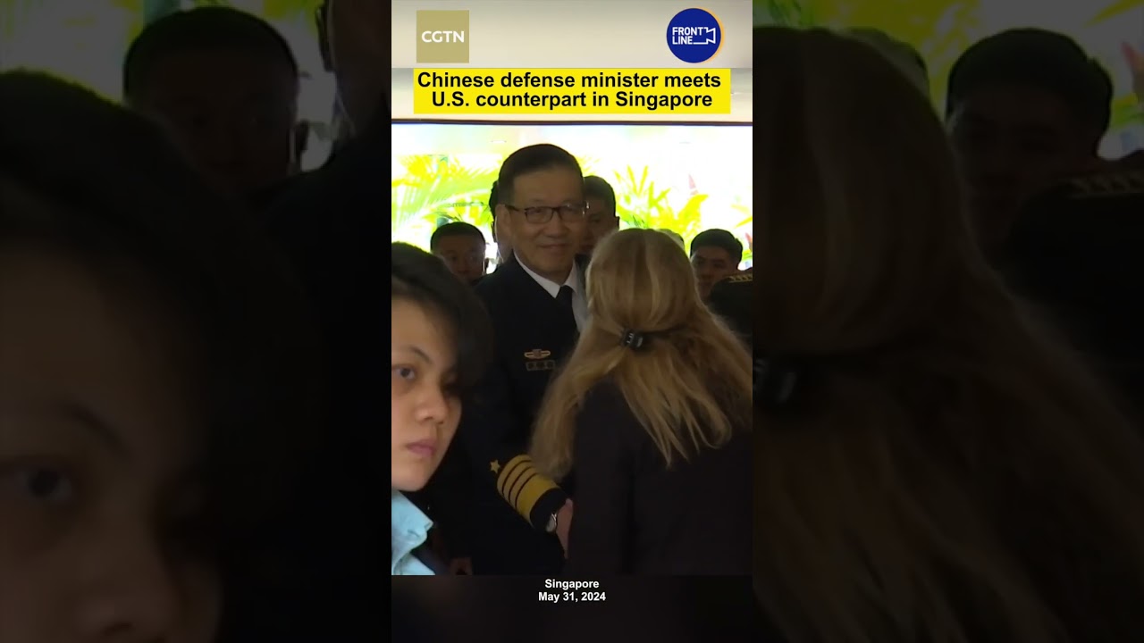 Chinese defense minister meets U.S. counterpart in Singapore