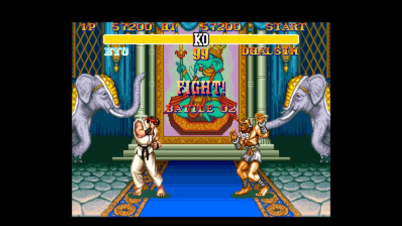 Street Fighter II Turbo: Hyper Fighting ... (SNES) 60fps Gameplay