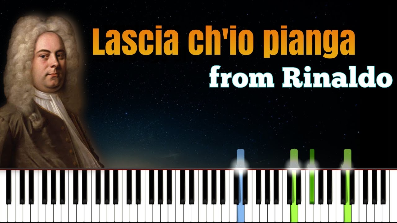 Lascia ch'io pianga - G. F. Handel | Piano Tutorial | Synthesia | How to play