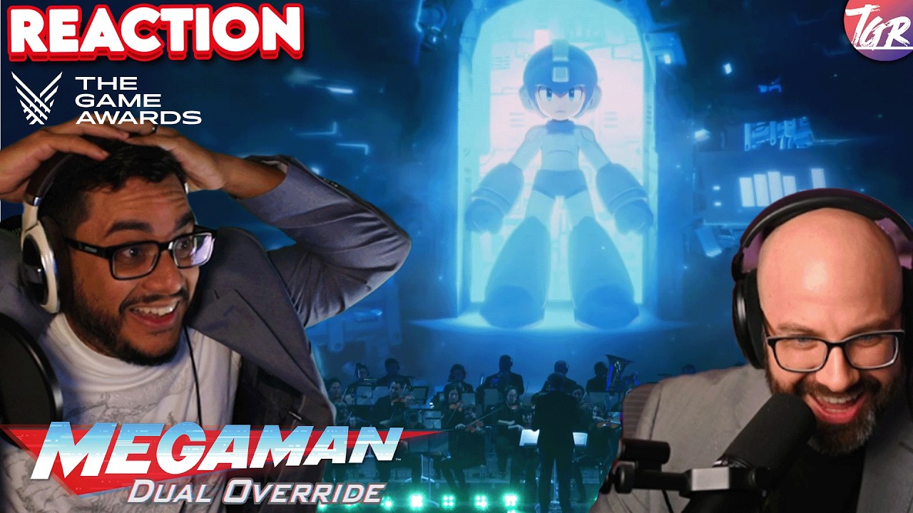 СИНИЙ БОМБАРДИРОВЩИК НАСТОЯЩИМ ВЕРНУЛСЯ!!!!! | Реакция на трейлер Mega Man Dual Override