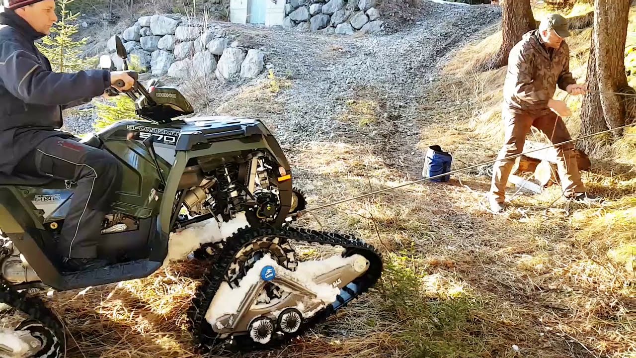 Vonblon Power beim Quad bergen mit Portable Winch