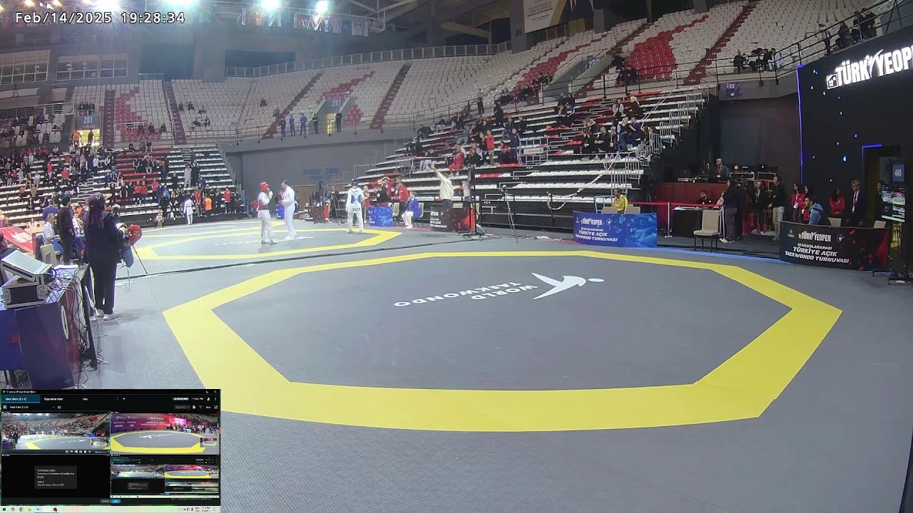 2025 Türkiye Taekwondo Open Match - Antalya - 14.02.2025 - 7th DAY - 4 COURT