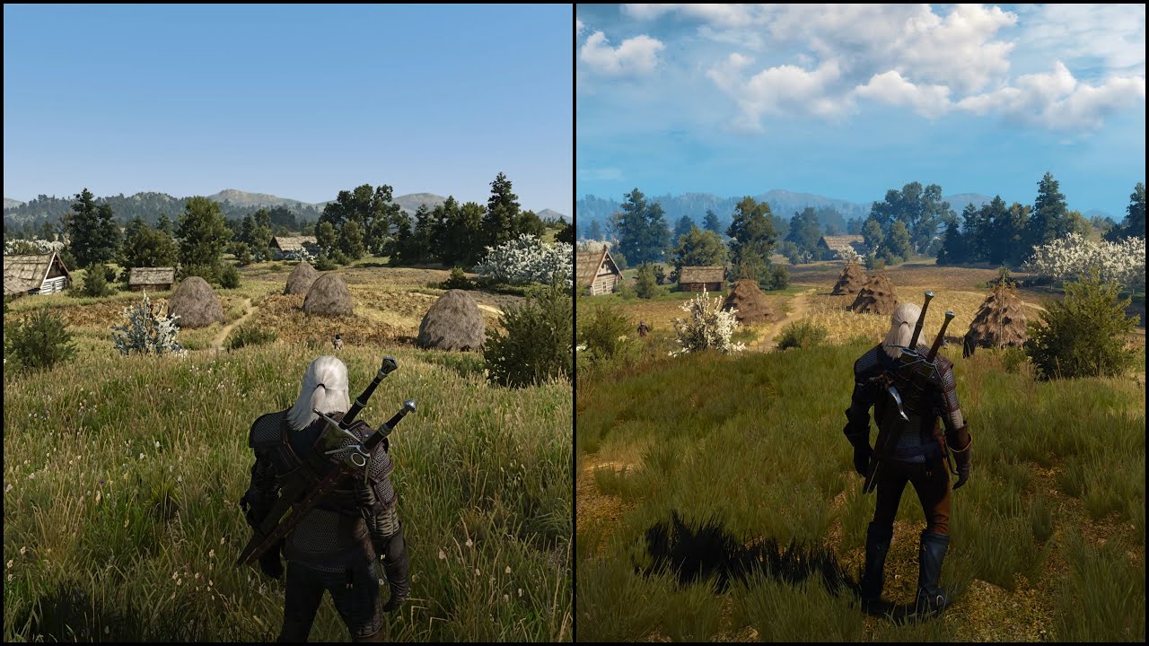 Witcher 3 vanilla vs extreme modded | 4K Ultra graphic 50+Mods | PLM, CLM, Verona, Serenity, W3RE